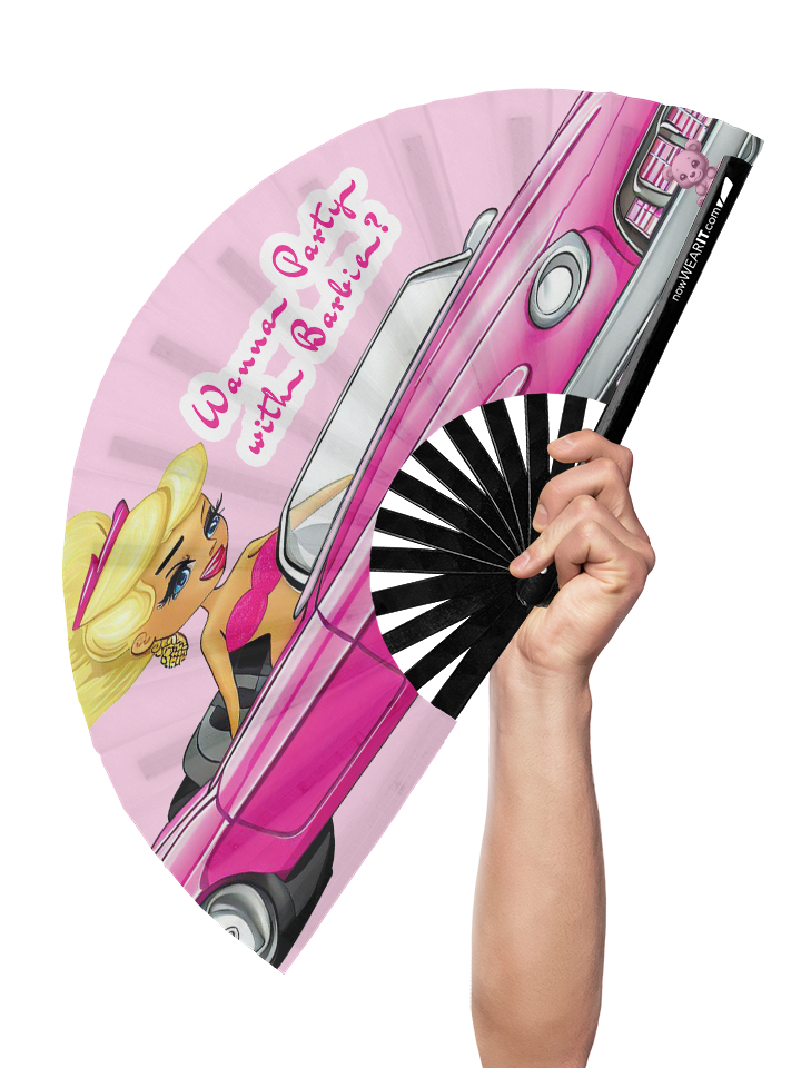 Party with Barbie - UV Hand Fan