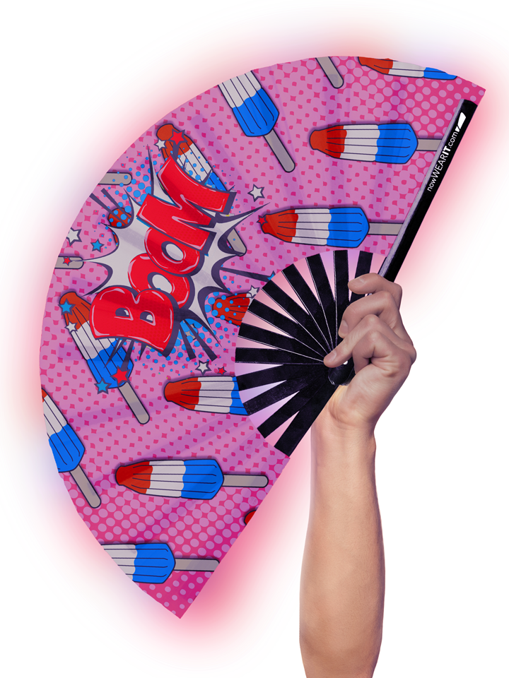 BombPop - Hand Fan