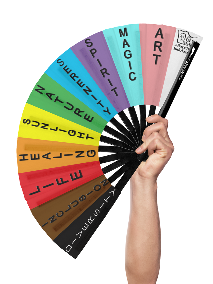Rainbow - Hand Fan