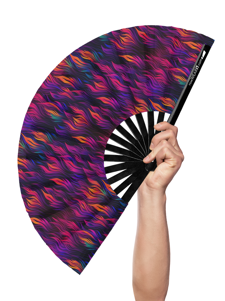 On Fire - Hand Fan