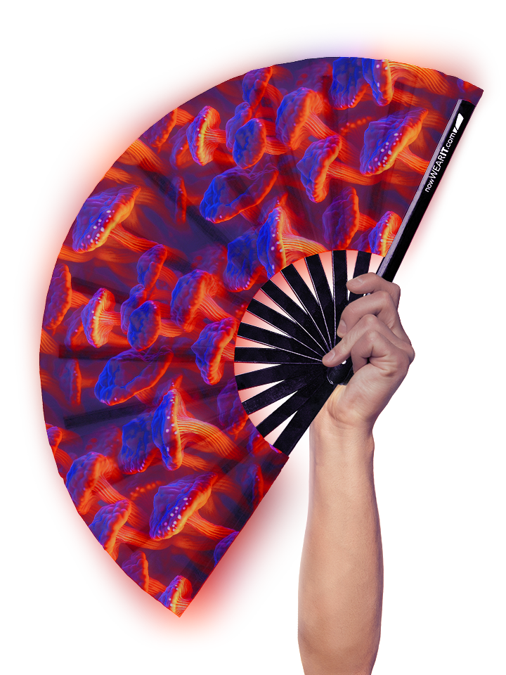 Shrooms Lume - Hand Fan
