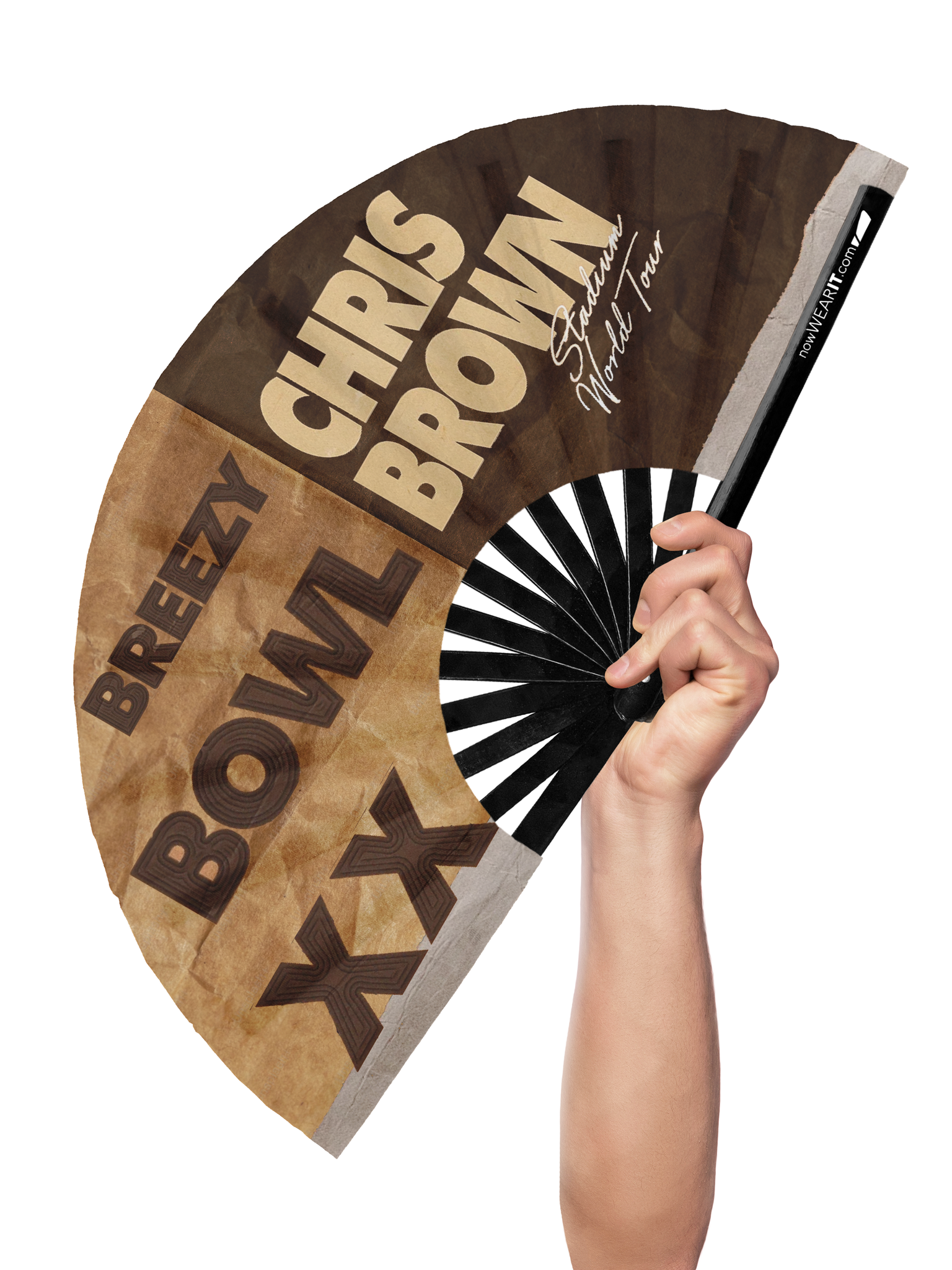 Breezy Bowl XX - Chris Brown - Hand Fan