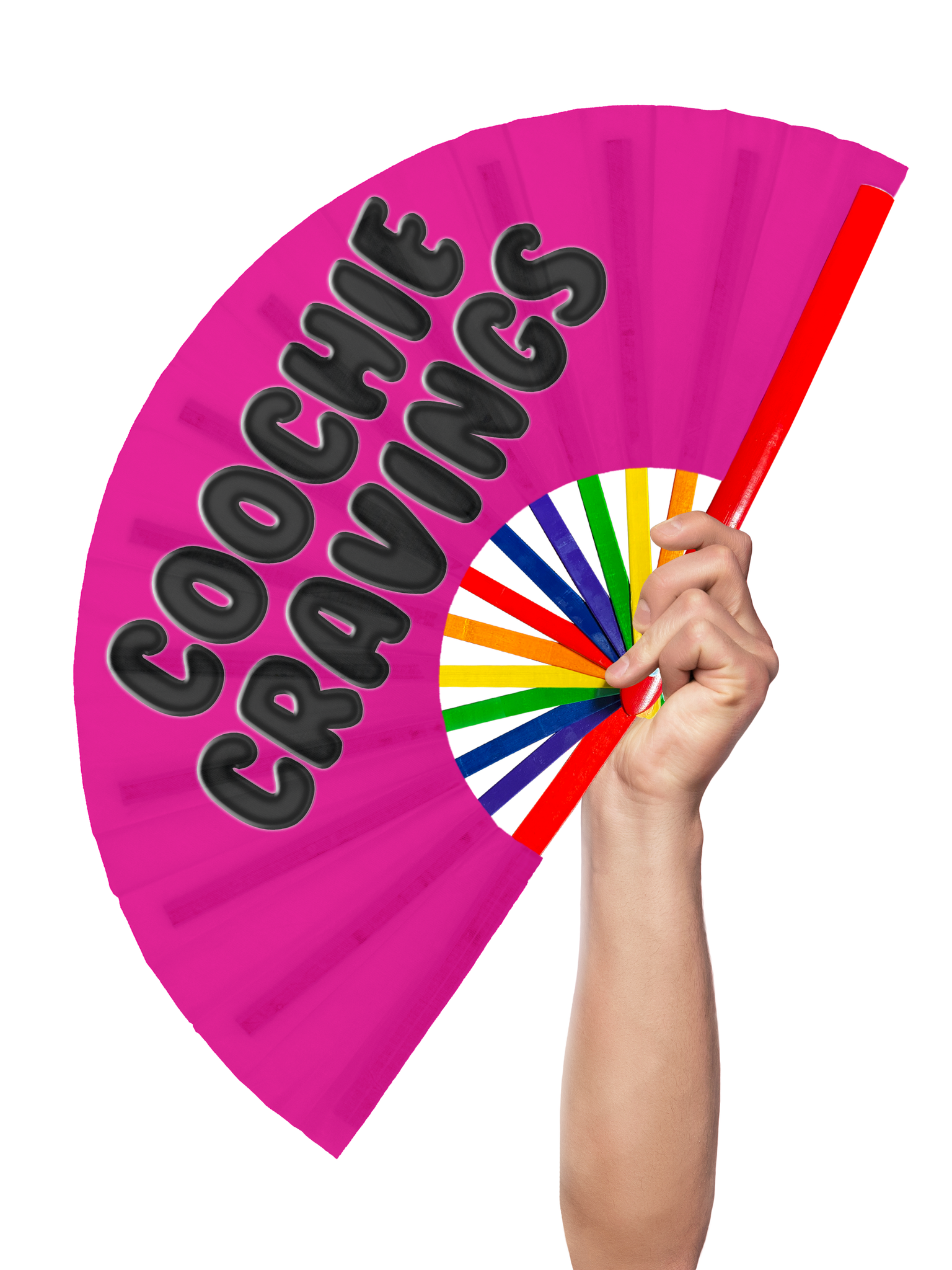 Coochie Cravings - Hand Fan