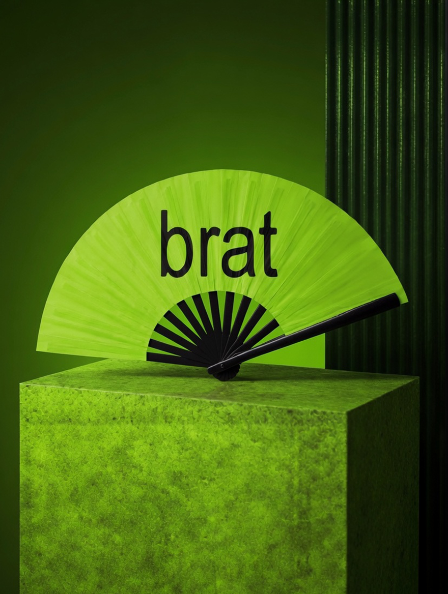 brat - Hand Fan