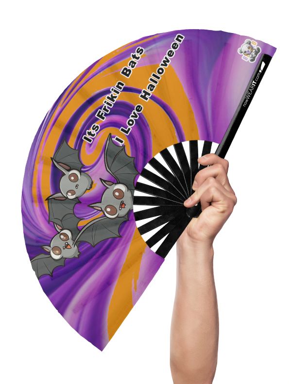 Frikin Bats - UV Hand Fan