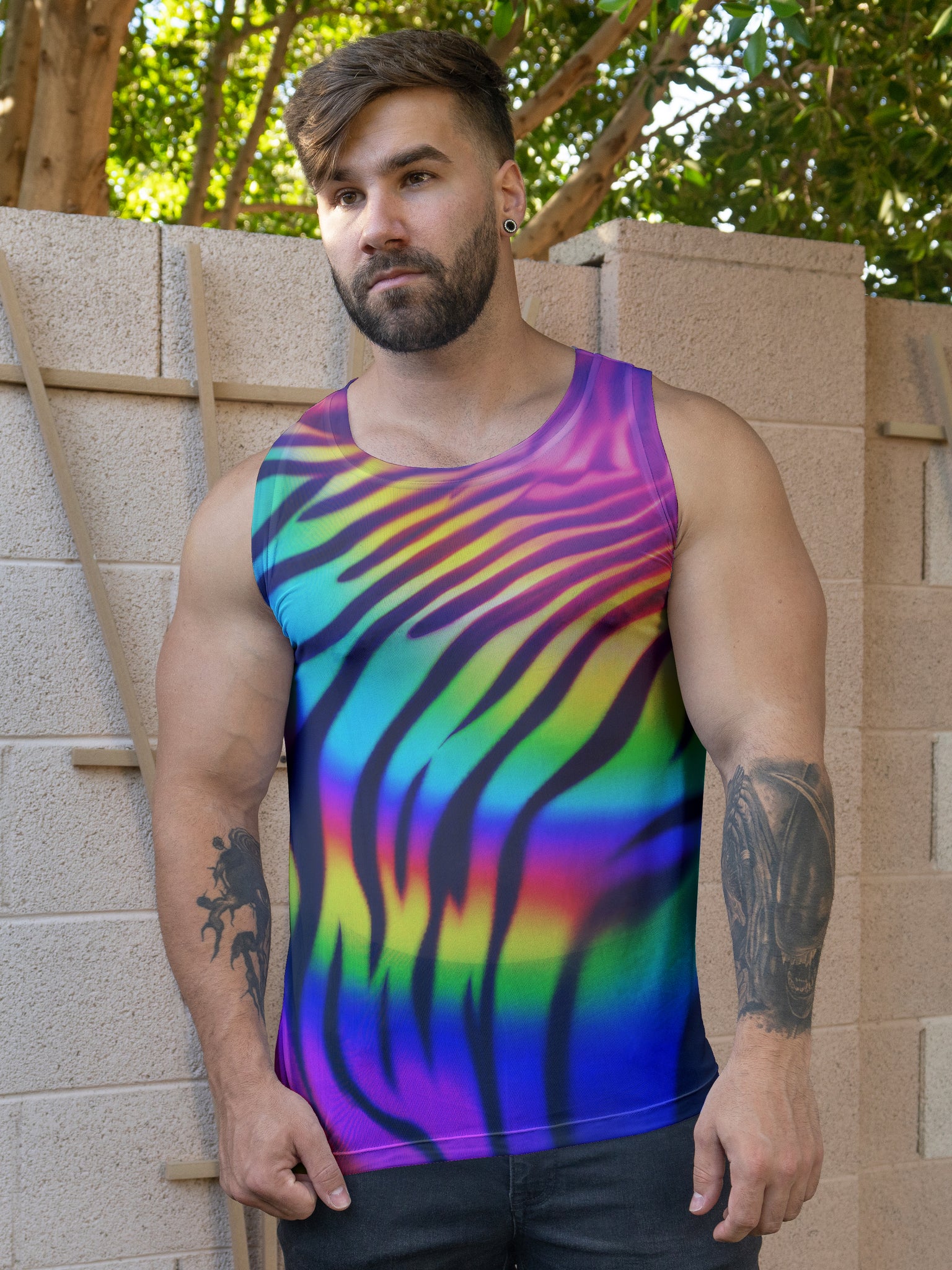 Show your stripes - Mesh Tank Top