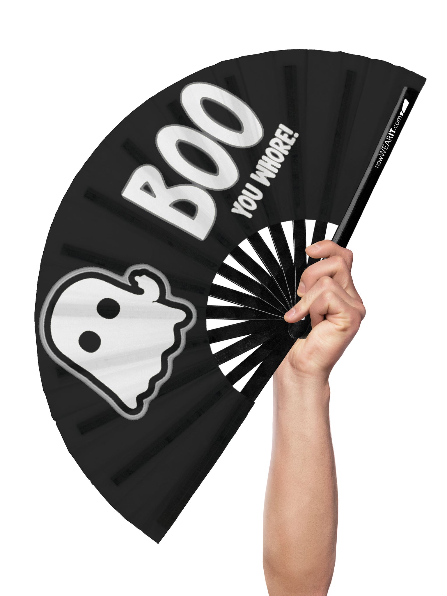 Boo You Whore! - Hand Fan