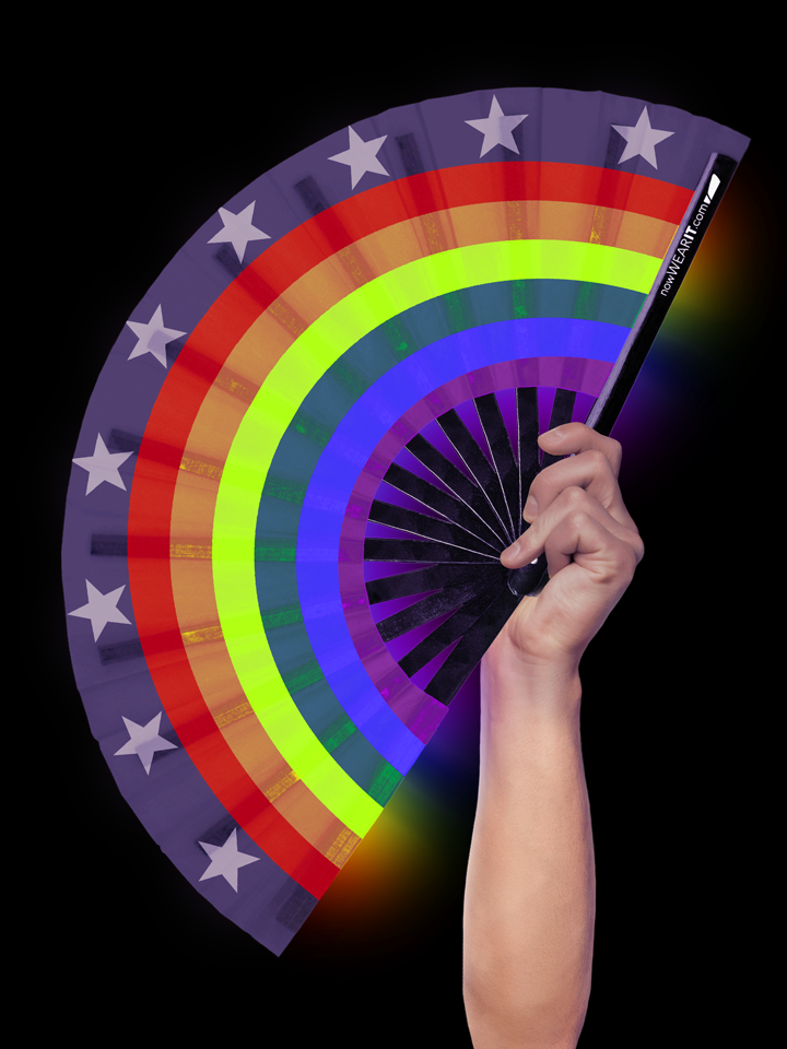 LGBT Flag - Hand Fan