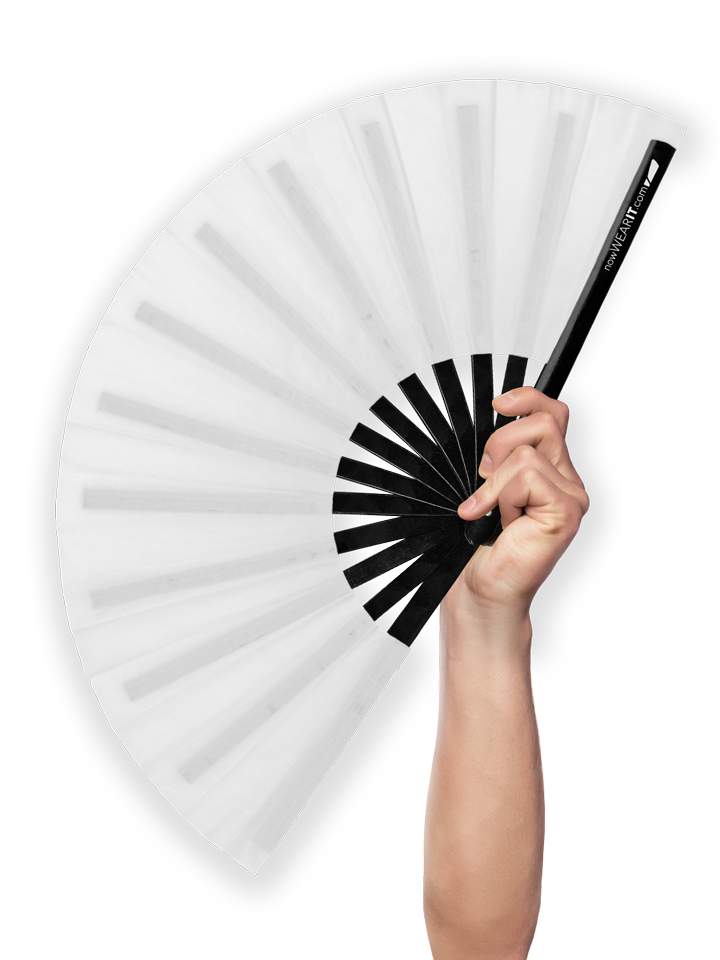 Custom Hand Fan - Robin Photo