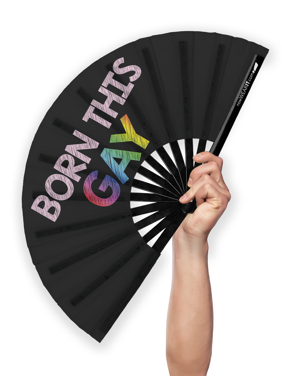 Born this Gay - Hand Fan