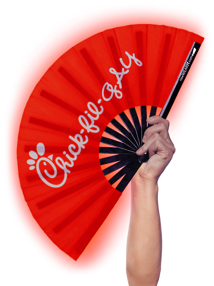 Chick-fil-gay - Hand Fan