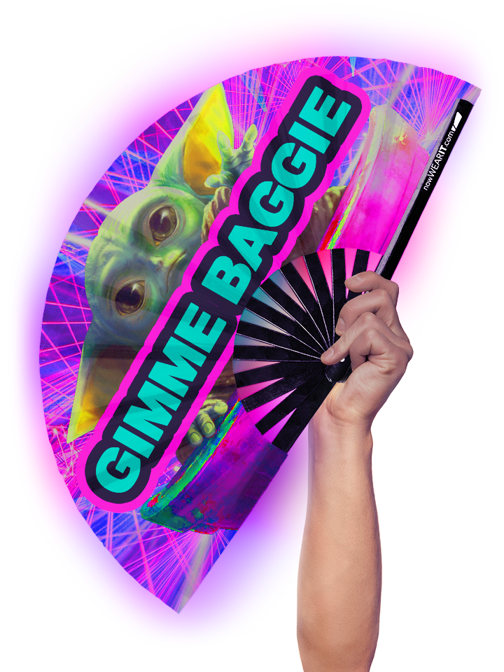 Gimme Baggie - Hand Fan