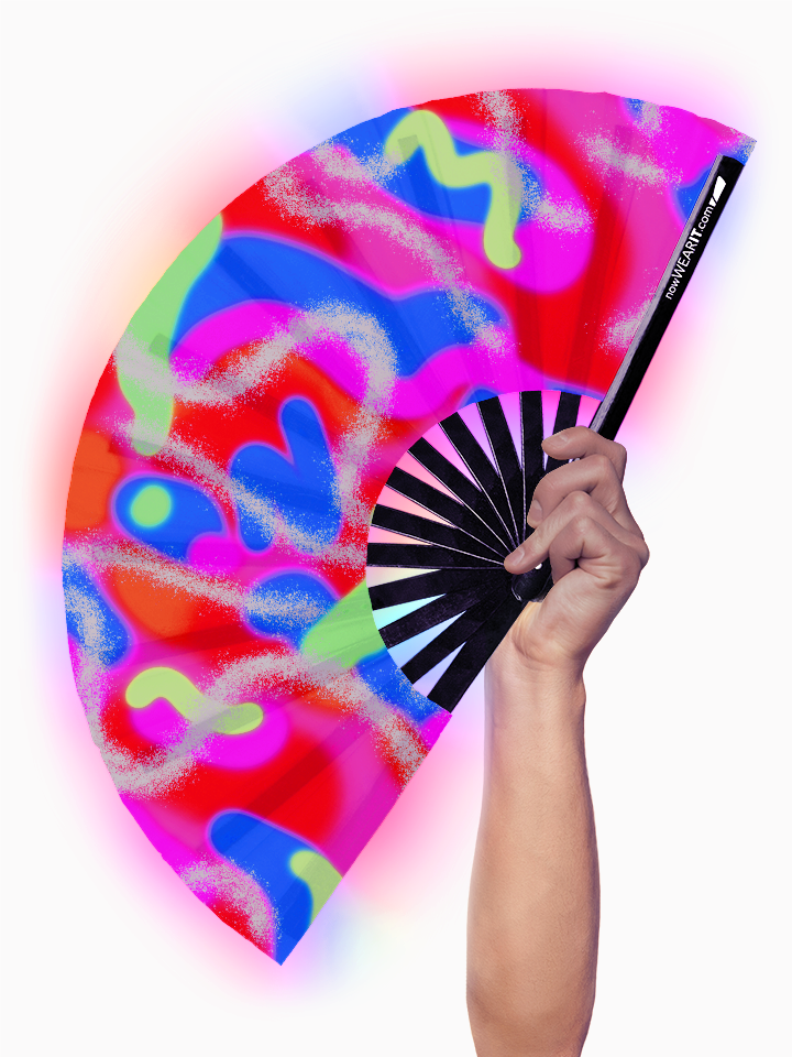 Barbie hand deals fan