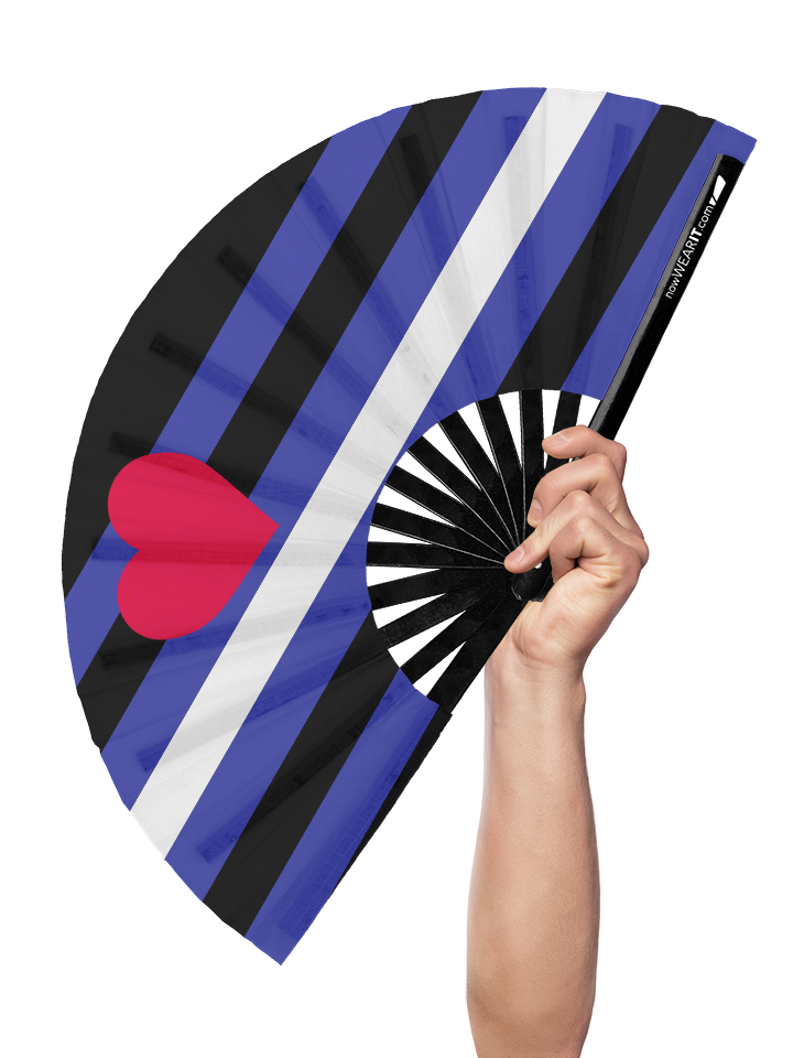 Leather Love - Hand Fan