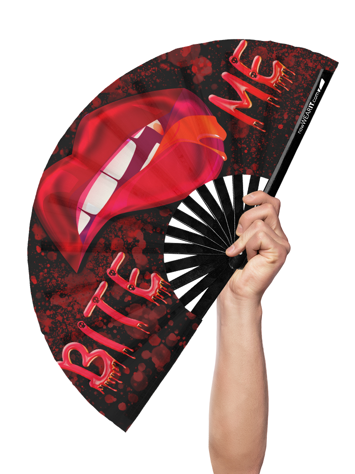 Bite Me - Hand Fan