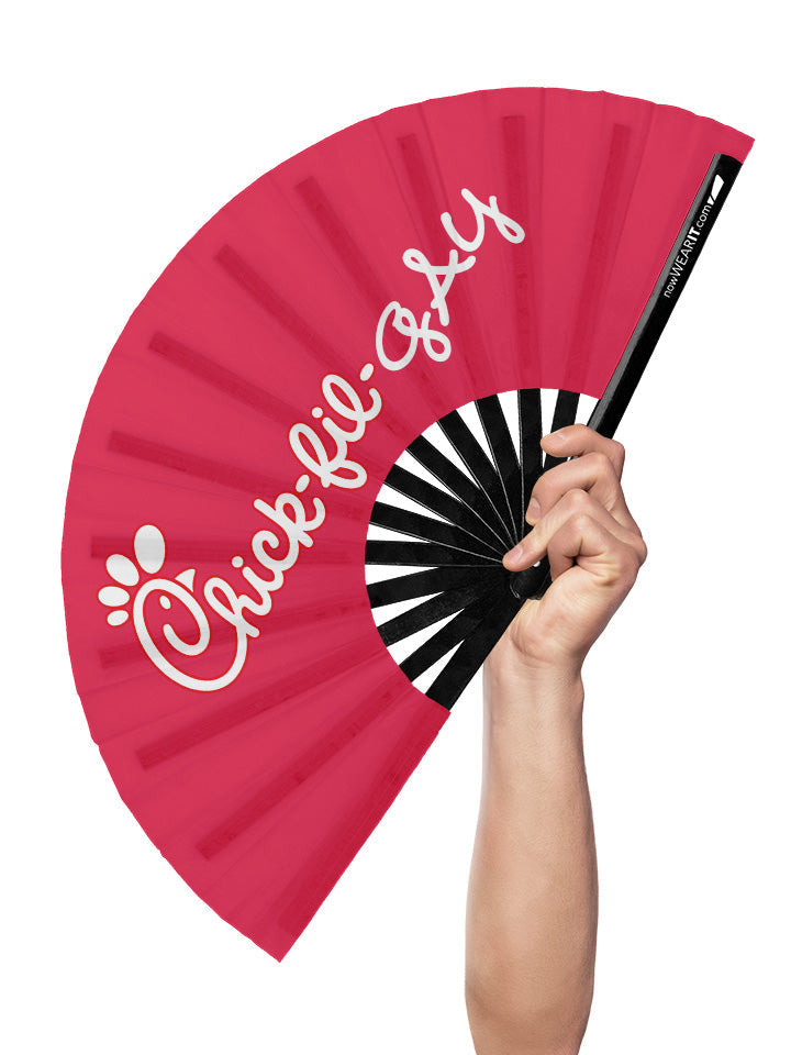 Chick-fil-gay - Hand Fan