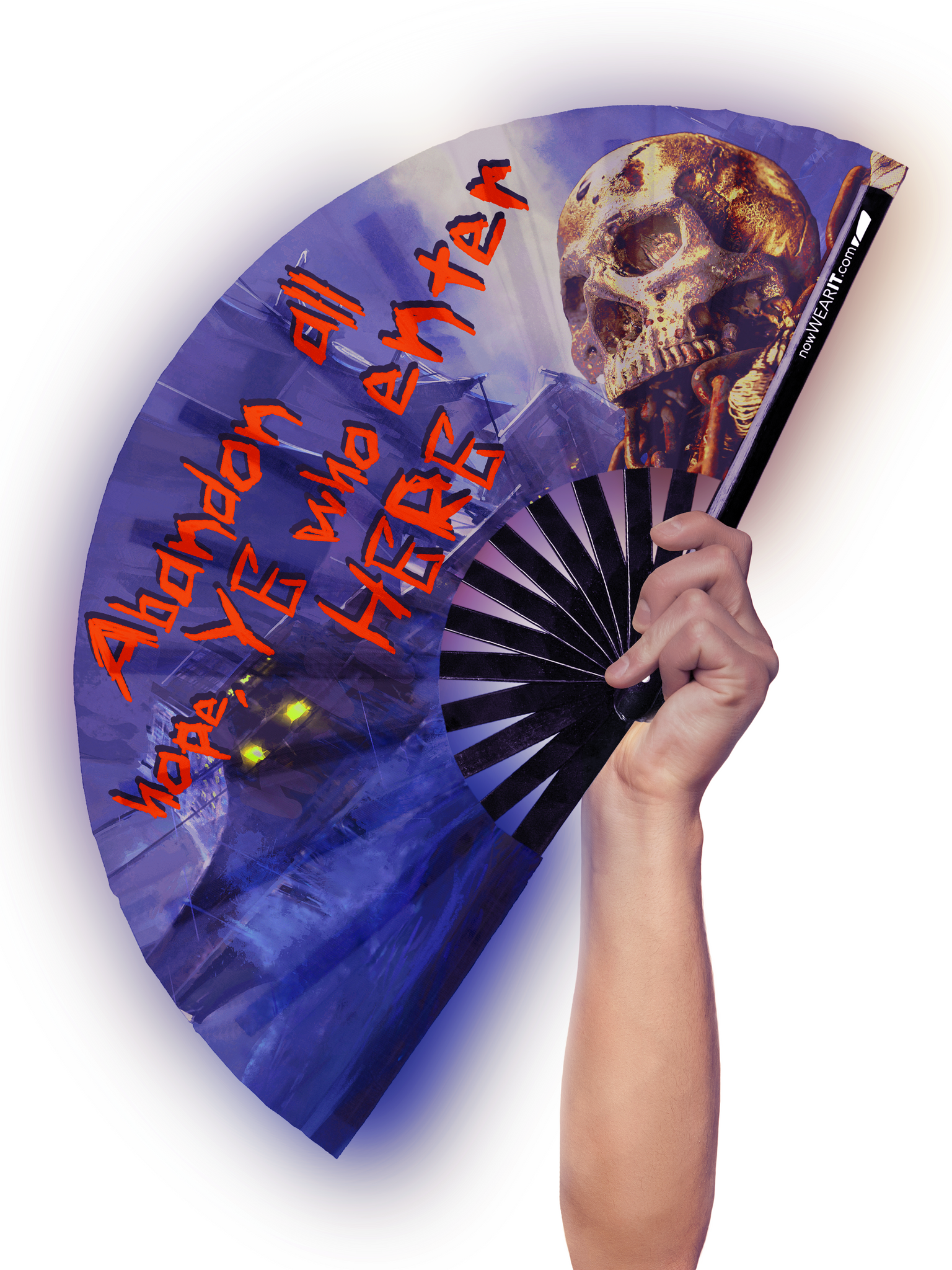 Abandon All Hope - Hand Fan