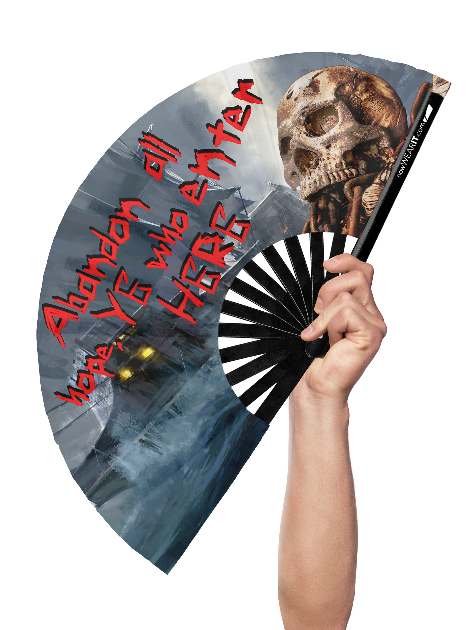 Abandon All Hope - Hand Fan