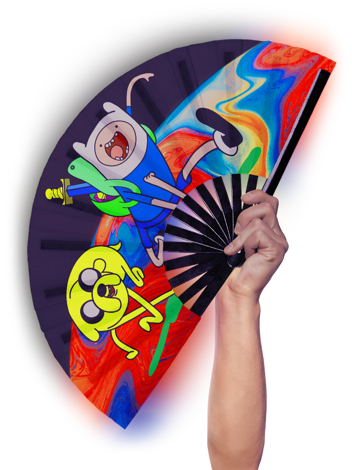 Adventure Time - Hand Fan (UV)
