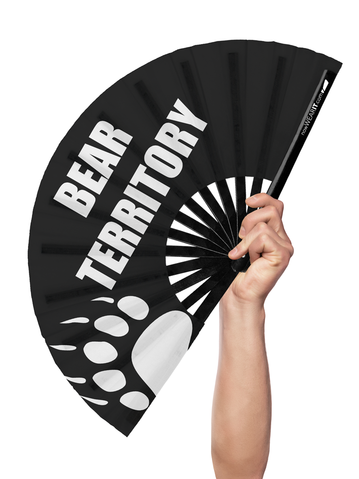 Bear Territory - Hand Fan