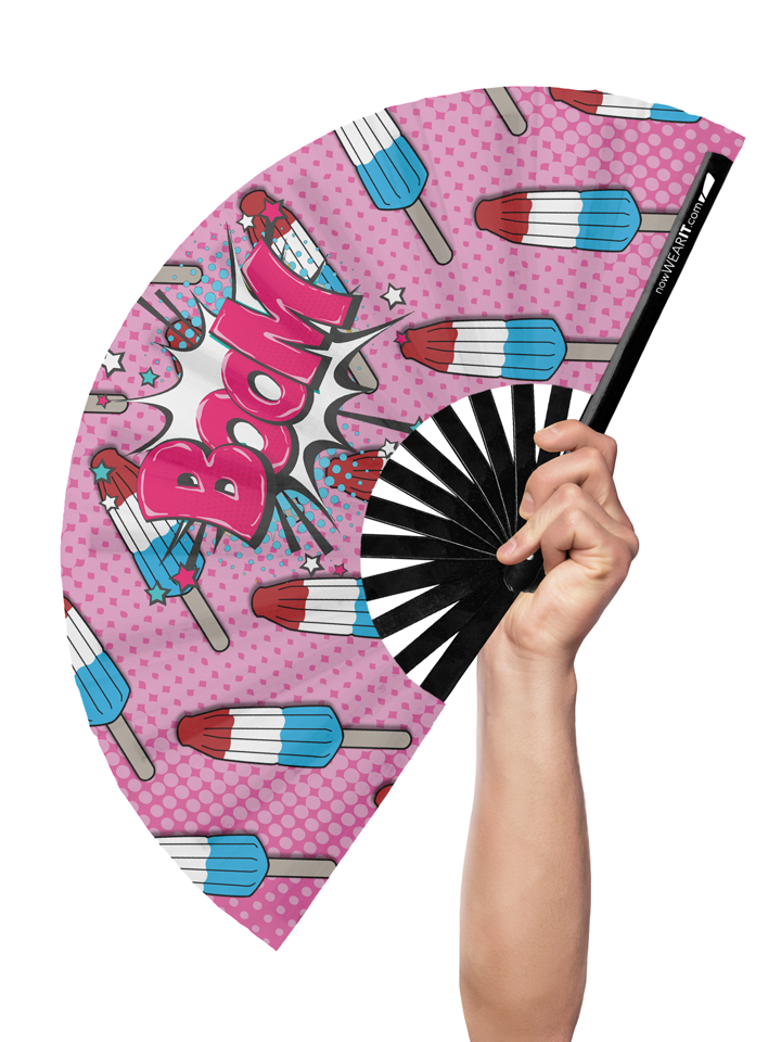 BombPop - Hand Fan
