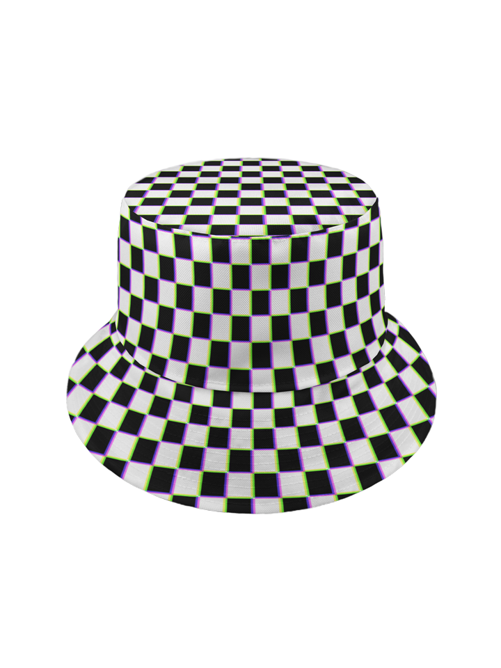 Trippy Checkers - Bucket Hat