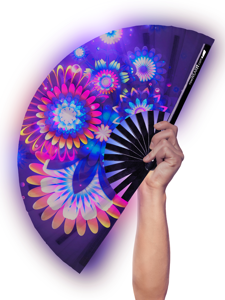 EDM Flower - Hand Fan