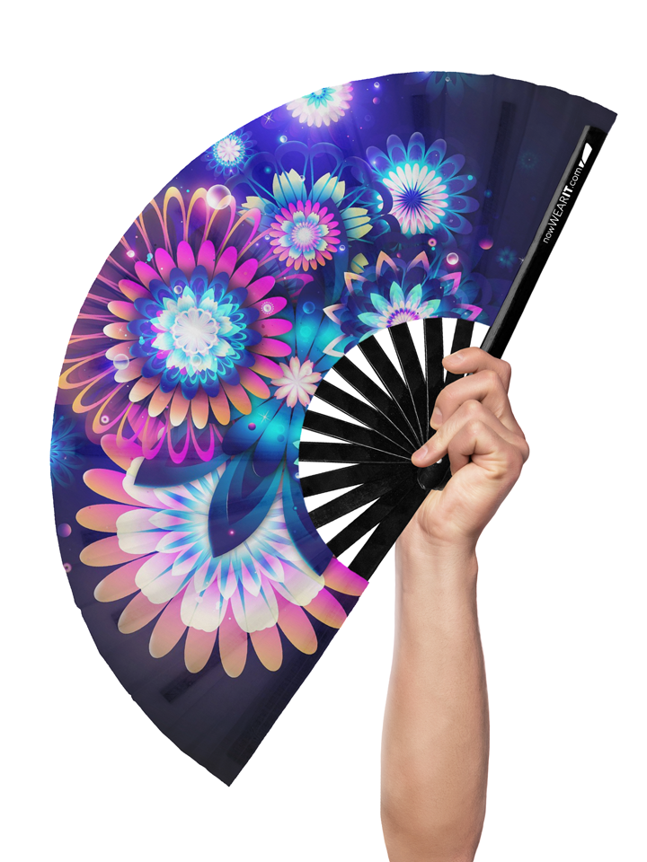 EDM Flower - Hand Fan