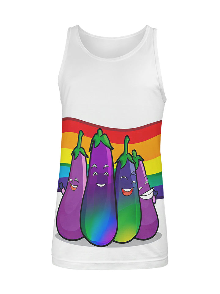 Eggplant party - Mesh Tank Top