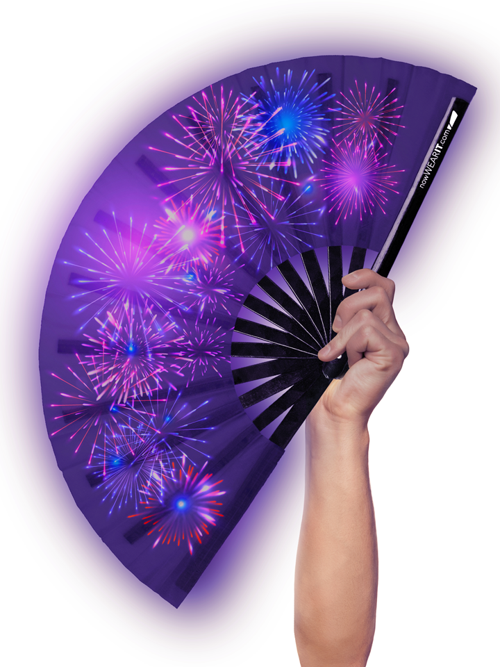 Fireworks - Hand Fan