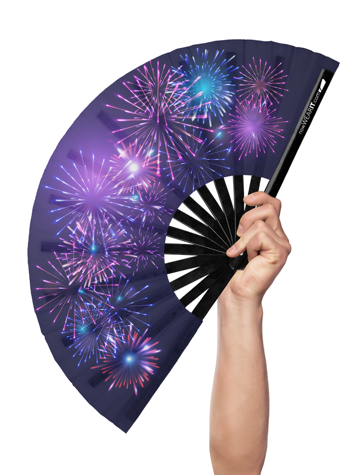 Fireworks - Hand Fan
