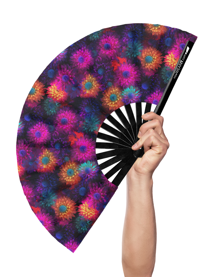 Flower Wall - Hand Fan