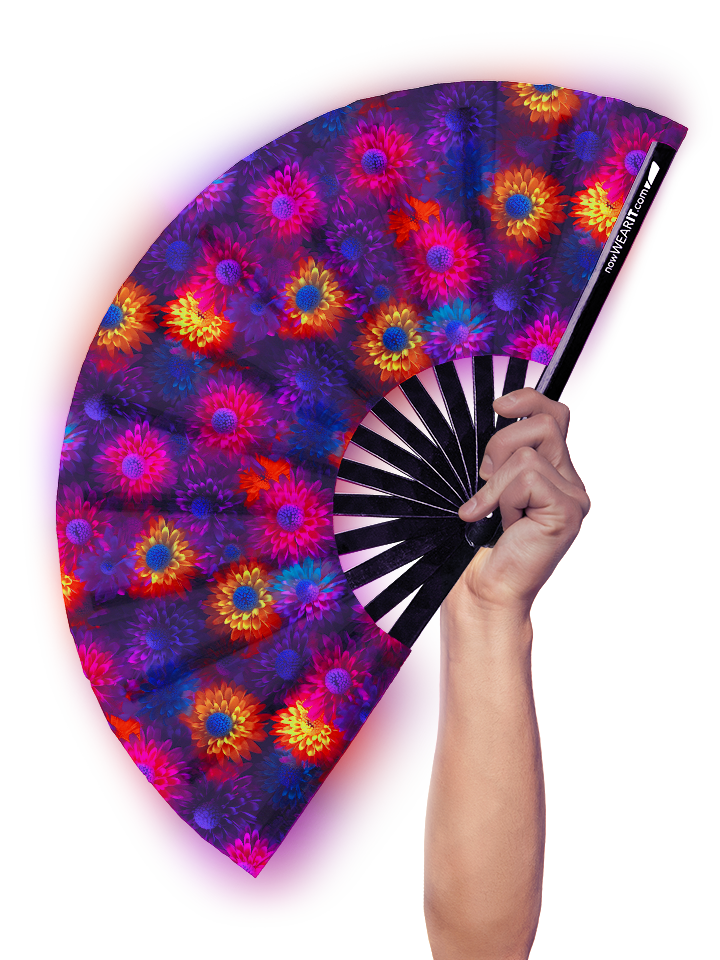 Flower Wall - Hand Fan