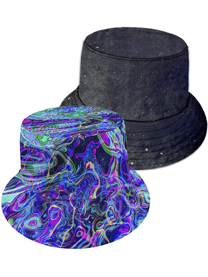 Space Cadet - Reversible Fluffy Bucket Hat
