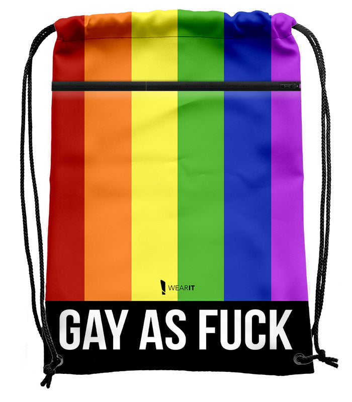 Gay AF - Drawstring Bag