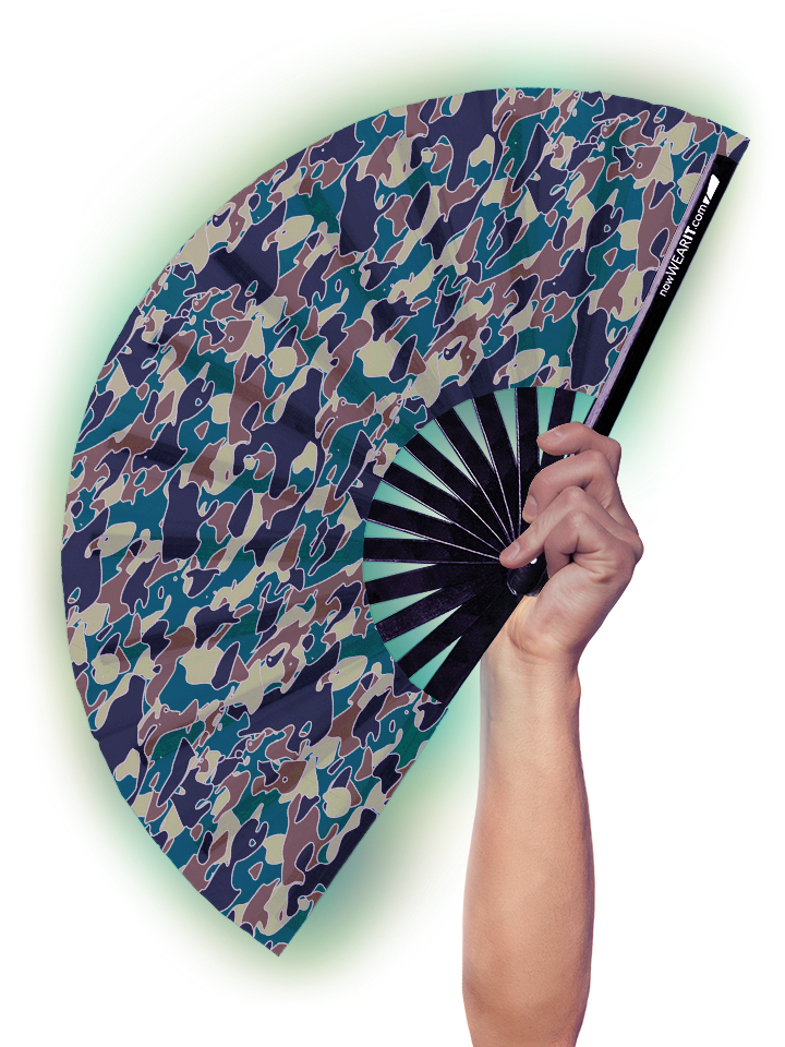 Camo - Hand Fan