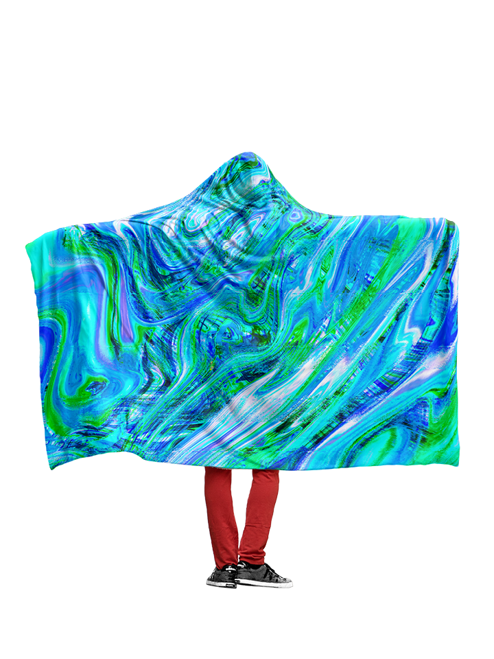Marble - Hoodie Blanket