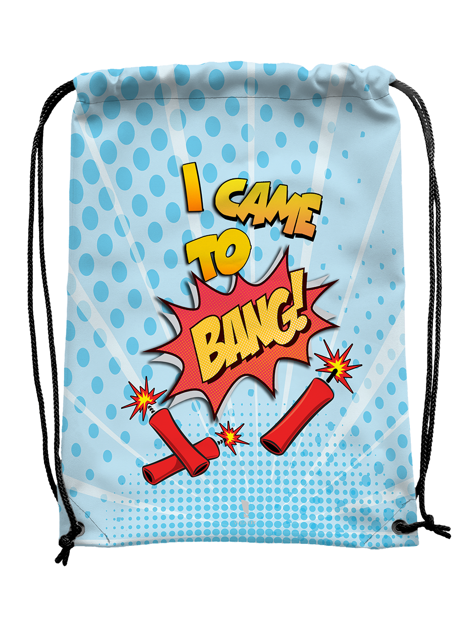 I Came To Bang - Drawstring Bag