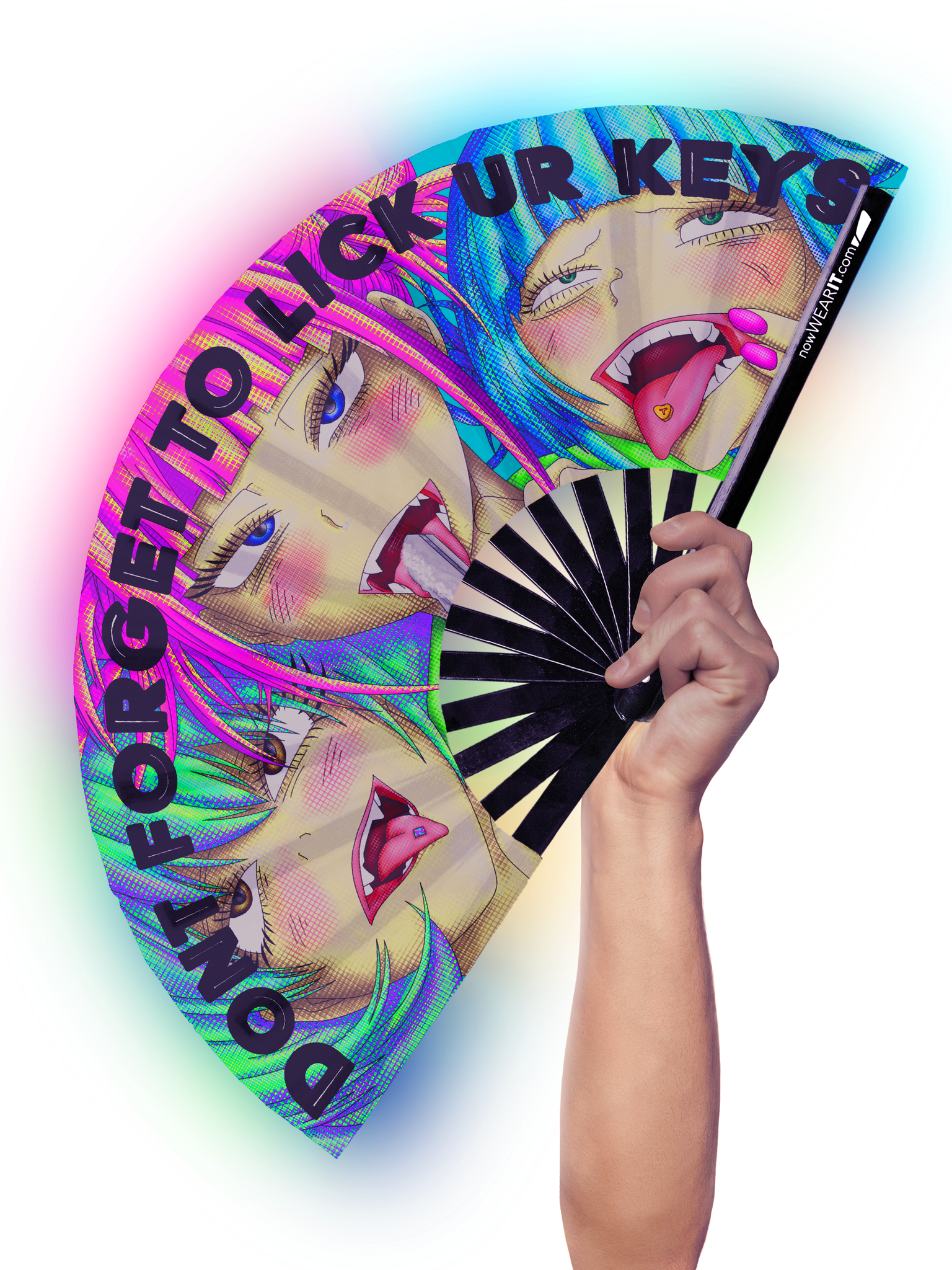 Lick Ur Keys - Hand Fan