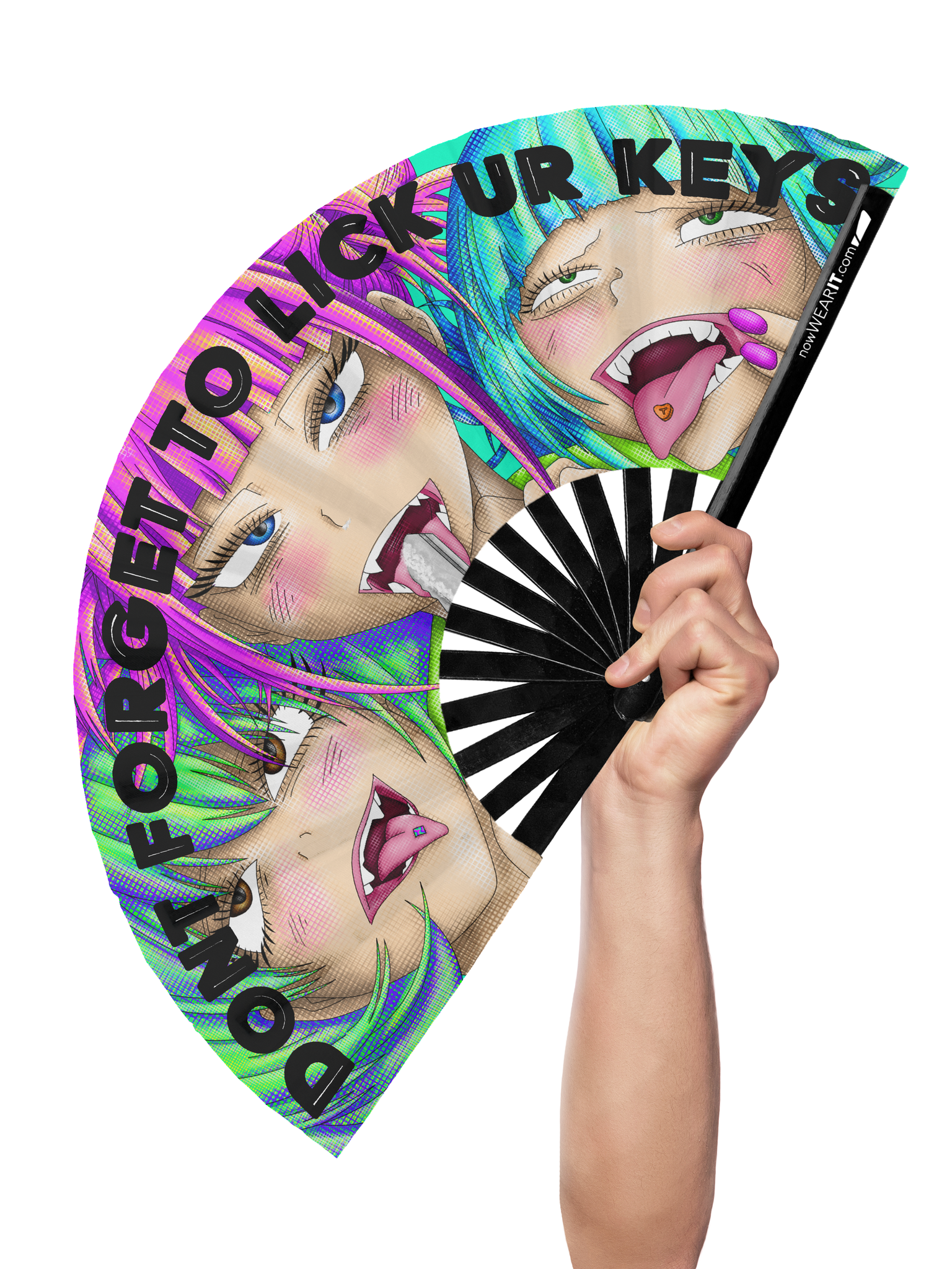 Lick Ur Keys - Hand Fan