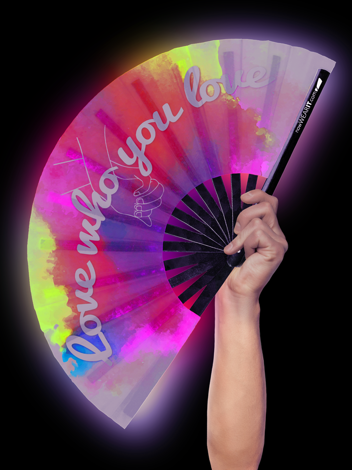 Love Who You Love - Hand Fan