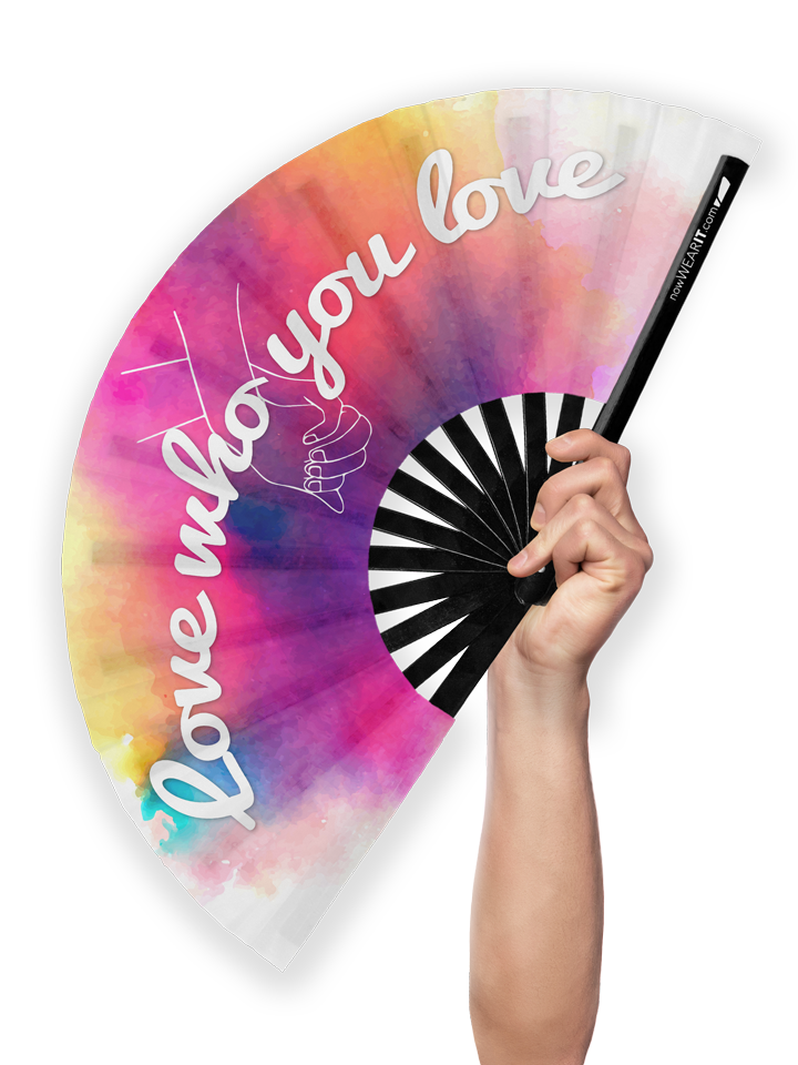 Love Who You Love - Hand Fan