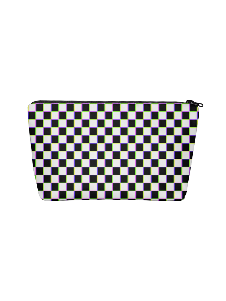 Trippy Checkers - Makeup Bag
