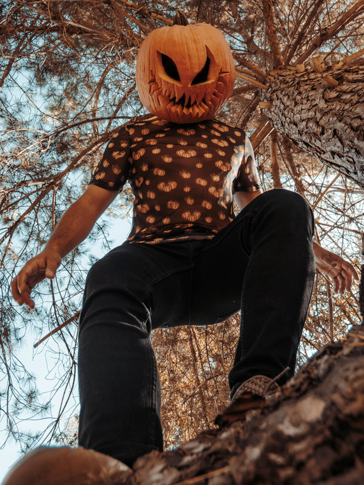 Pumpkins - Mesh T-Shirt