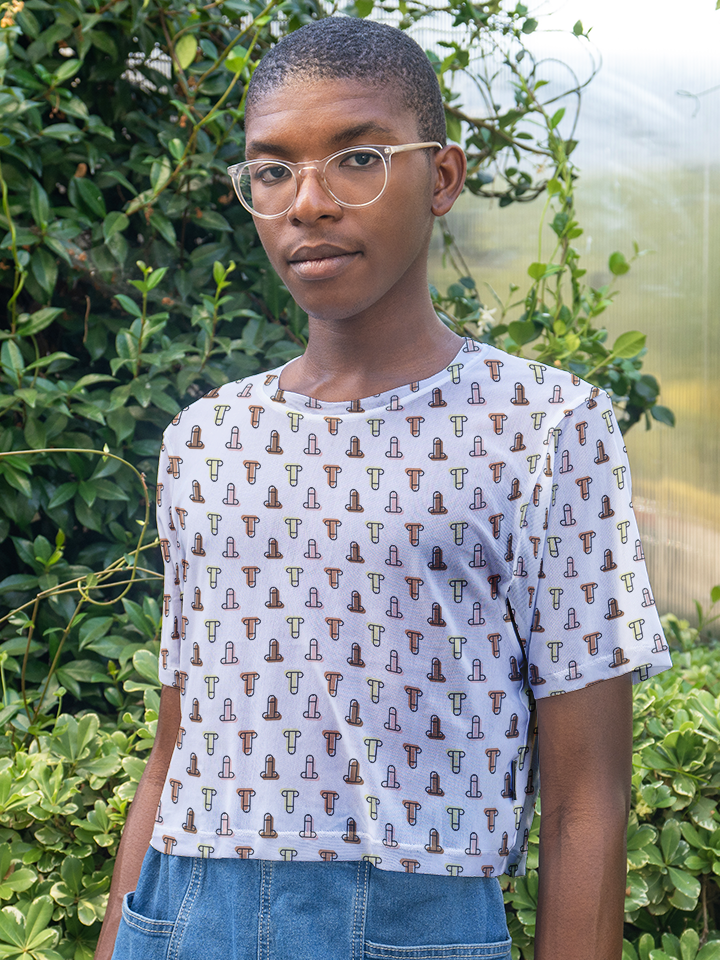 Little Dicks - Mesh Crop Top
