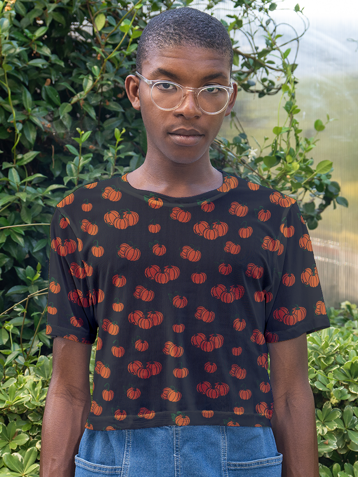Pumpkins - Mesh Crop Top