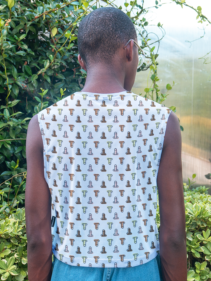 Little Dicks - Mesh Sleeveless Crop Top