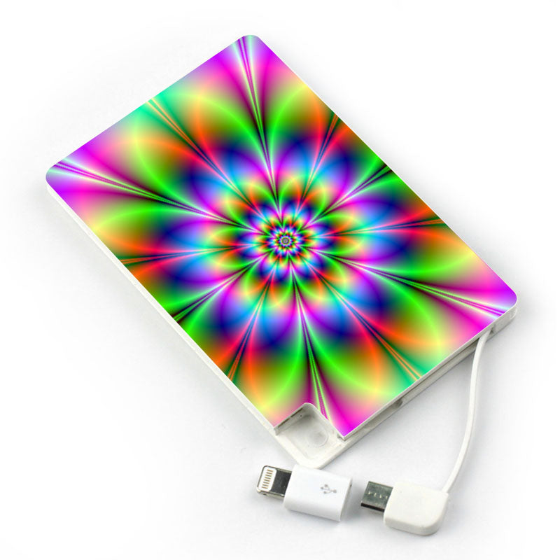 Neon Flower Phone Charger