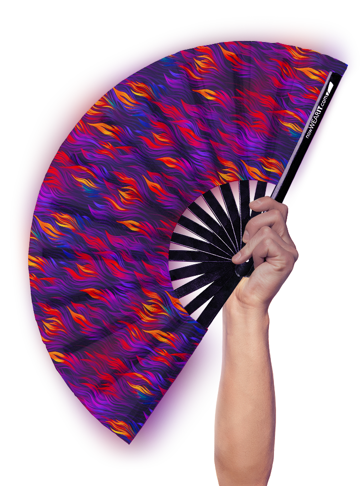 On Fire - Hand Fan