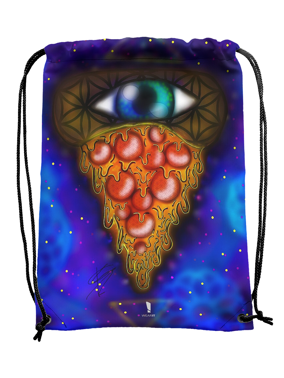 Pizza Slice - Drawstring Bag